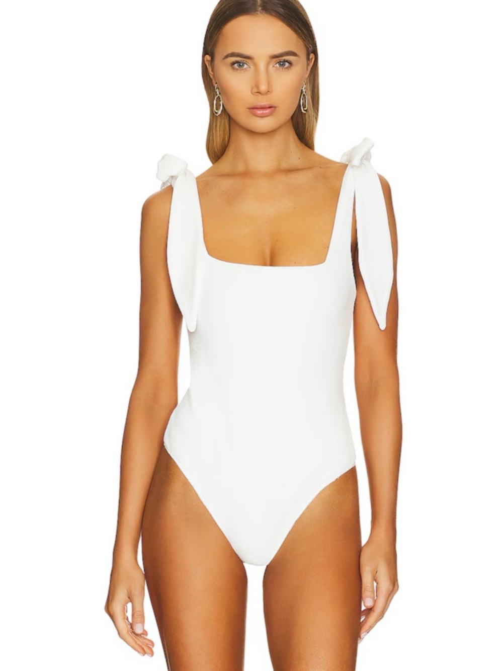 Show Me Your Mumu Gidget Tie Strap Bodysuit White